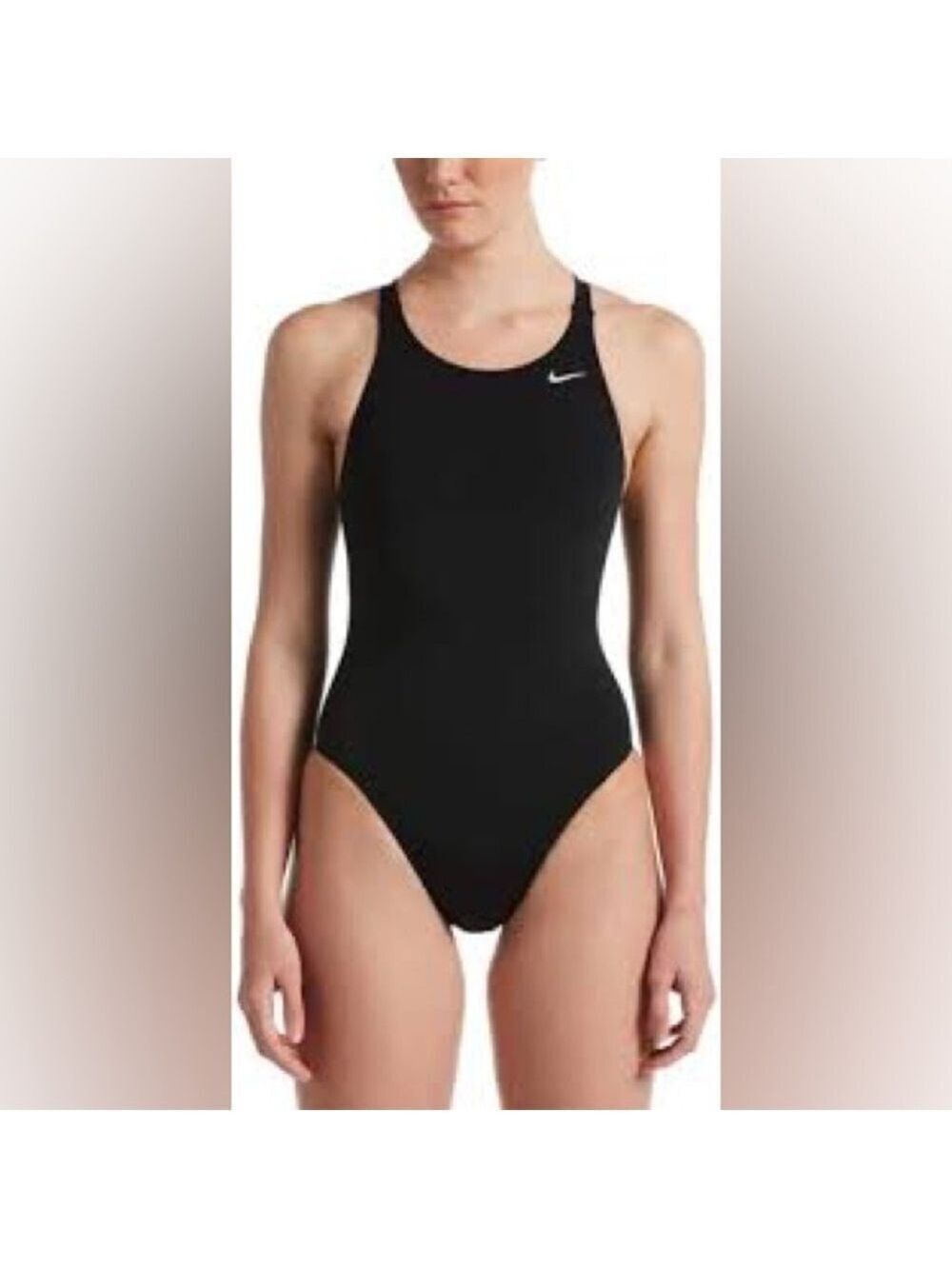 Nike Hydrastrong Black Competitive One-Piece Swimsuit 34/8